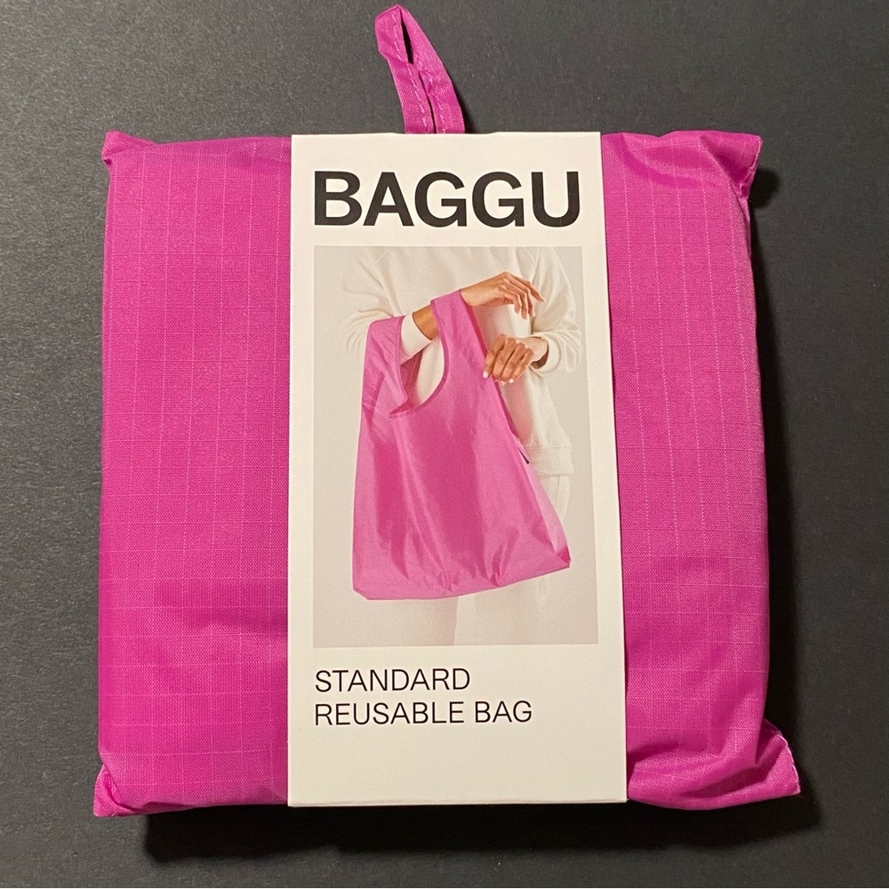NWT BAGGU EXTRA PINK Standard Size Reusable Bag